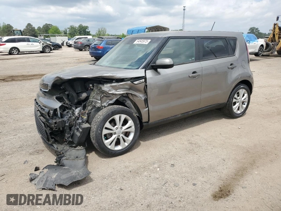 2016 Kia Soul + z VIN KNDJP3A53G7407548, wystawiony jako Copart lot #54845975 z przebiegiem 98 335 mil mil oraz Szkoda całkowita • Salvage title. Historia ofert i sprzedaży dostępna na DreamBid. Obrazek 1.