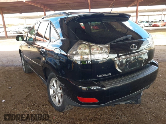 2008 Lexus RX with VIN 2T2HK31UX8C072143, listed as a IAAI auction lot 41788431 with 163,364 mi miles. Bid and sale history available at carsss.com. Image 3.