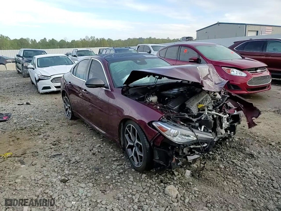 2019 Alfa Romeo Giulia with VIN ZARFANAN5K7609194, listed as a Copart auction lot 71571304 with 0 mi miles and Non Repairable. Bid and sale history available at carsss.com. Image 13.