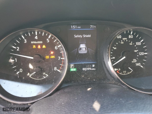 2018 Nissan Rogue S with VIN KNMAT2MV0JP505400, listed as a Copart auction lot 46500095 with 88,399 mi miles and Salvage Title. Bid and sale history available at carsss.com. Image 9.