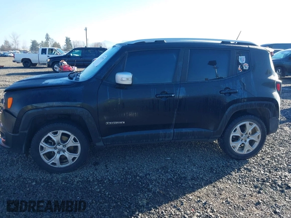 2018 Jeep Renegade Limited with VIN ZACCJBDB4JPH33777, listed as a IAAI auction lot 41675549 with 121,791 mi miles and . Bid and sale history available at DreamBid. Image 15.