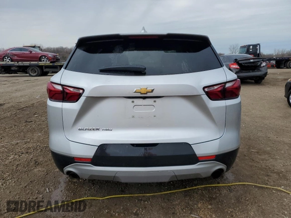 2020 Chevrolet Blazer LT with VIN 3GNKBHRS1LS618065, listed as a Copart auction lot 52375015 with 57,904 mi miles and Salvage title. Bid and sale history available at DreamBid. Image 6.