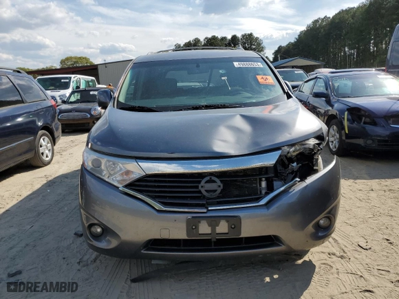 2015 Nissan Quest S with VIN JN8AE2KP9F9126409, listed as a Copart auction lot 49888653 with 0 mi miles. Bid and sale history available at carsss.com. Image 5.