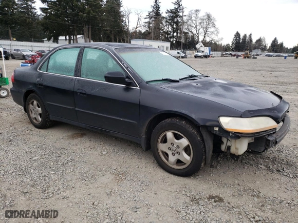 1999 Honda Accord Sdn EX with VIN 1HGCG1652XA008673, listed as a Copart auction lot 45033785 with 279,014 mi miles and Salvage Title. Bid and sale history available at carsss.com. Image 4.