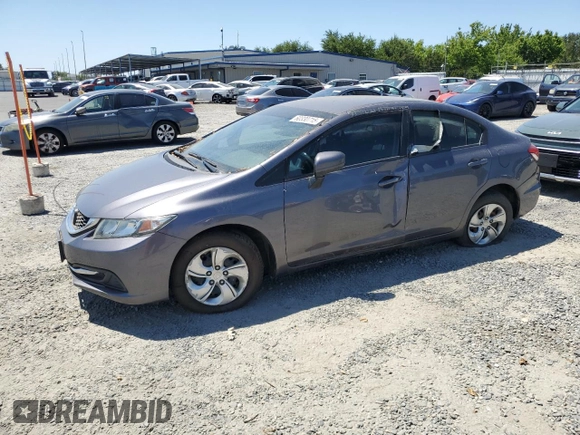 2015 Honda Civic LX z VIN 19XFB2F54FE707363, wystawiony jako Copart lot #60330715 z przebiegiem 177 932 mil mil oraz Czysty tytuł • Clean title. Historia ofert i sprzedaży dostępna na DreamBid. Obrazek 1.