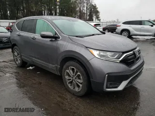 2022 Honda CR-V EX with VIN 2HKRW2H53NH663820, listed as a Copart auction lot 44587505 with 35,570 mi miles and Salvage Title. Bid and sale history available at carsss.com. Image 4.