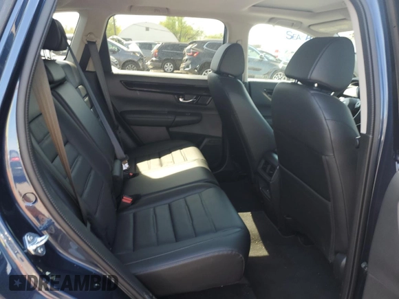 2025 Honda CR-V EX-L with VIN 2HKRS4H74SH454591, listed as a Copart auction lot 53691035 with 2,448 mi miles and Salvage Title. Bid and sale history available at DreamBid. Image 11.