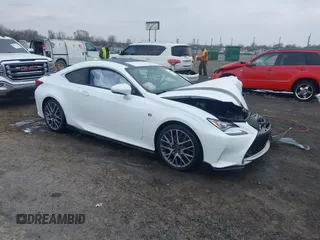 2017 Lexus RC 200t with VIN JTHHA5BC8H5006145, listed as a IAAI auction lot 41544366 with 74,521 mi miles and . Bid and sale history available at DreamBid. Image 1.