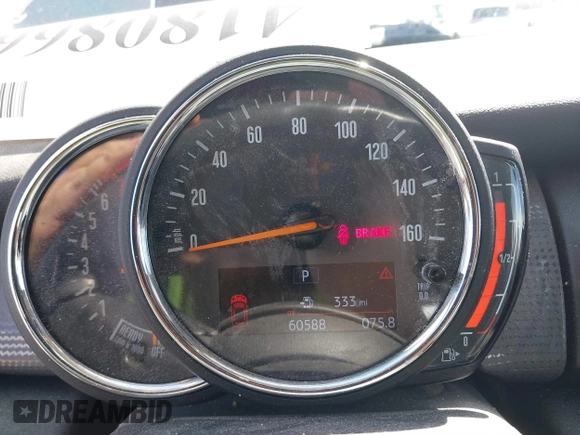 2019 MINI Hardtop Cooper with VIN WMWXP5C55K2H29830, listed as a IAAI auction lot 41808669 with 60,588 mi miles and . Bid and sale history available at DreamBid. Image 7.