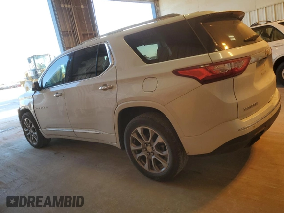 2020 Chevrolet Traverse Premier with VIN 1GNERKKWXLJ301714, listed as a Copart auction lot 50269755 with 83,372 mi miles and Salvage title. Bid and sale history available at DreamBid. Image 2.