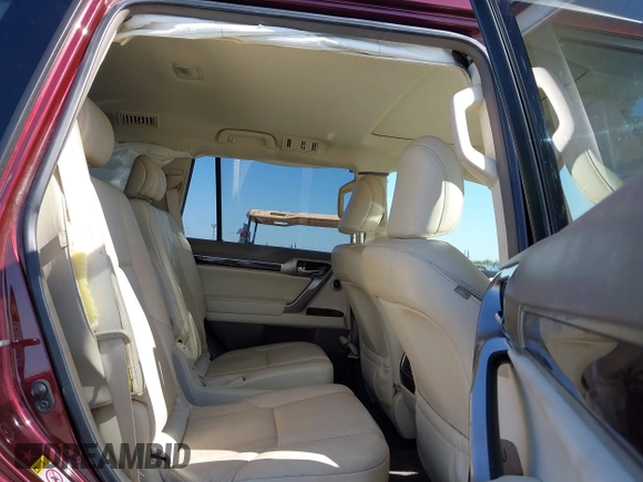 2017 Lexus GX 460 with VIN JTJJM7FX9H5180208, listed as a IAAI auction lot 42085407 with 55,055 mi miles and . Bid and sale history available at DreamBid. Image 8.
