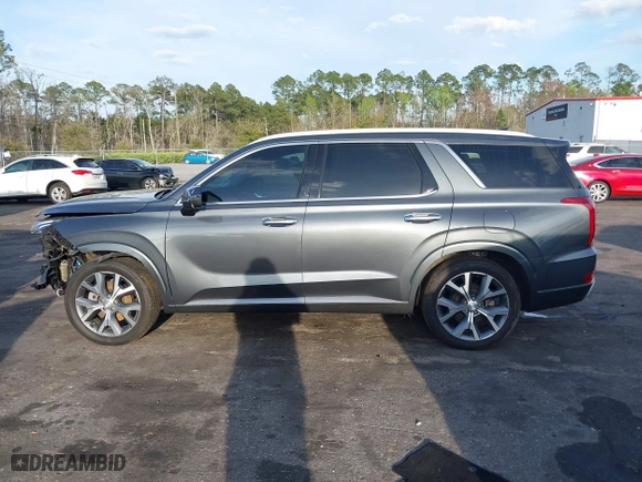 2021 Hyundai Palisade Limited with VIN KM8R54HE2MU257106, listed as a IAAI auction lot 41790977 with 64,777 mi miles. Bid and sale history available at carsss.com. Image 14.