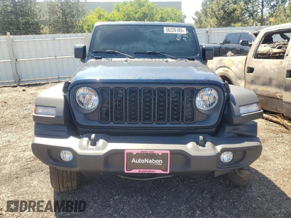 2025 Jeep Wrangler Sport S z VIN 1C4PJXAN2SW532381, wystawiony jako Copart lot #56226185 z przebiegiem Nie podano mil oraz Nie do naprawy • Non repairable. Historia ofert i sprzedaży dostępna na DreamBid. Obrazek 5.