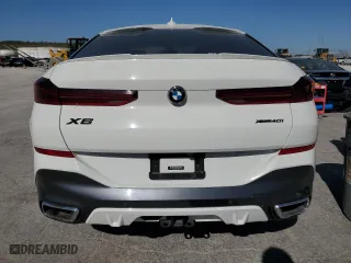 2020 BMW X6 xDrive40i with VIN 5UXCY6C00L9D45082, listed as a Copart auction lot 52588665 with 40,810 mi miles and Salvage Title. Bid and sale history available at carsss.com. Image 6.