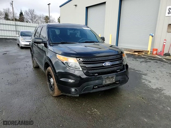 2015 Ford Utility Police Interceptor with VIN 1FM5K8AR2FGA94020, listed as a Copart auction lot 86213194 with 0 mi miles and Salvage Title. Bid and sale history available at carsss.com. Image 11.