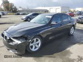 2014 BMW 3 Series 328i with VIN WBA3C1C56EK107662, listed as a Copart auction lot 49327345 with 107,467 mi miles and Salvage Title. Bid and sale history available at carsss.com. Image 1.