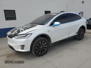 2016 Tesla Model X P90D with VIN 5YJXCAE42GFS00008, listed as a Copart auction lot 53438135 with 87,906 mi miles and Clean Title. Bid and sale history available at carsss.com. Image 1.