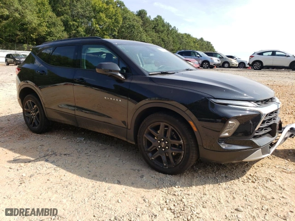 2023 Chevrolet Blazer LT with VIN 3GNKBCR47PS227237, listed as a Copart auction lot 71126214 with 22,978 mi miles and Salvage Title. Bid and sale history available at carsss.com. Image 4.