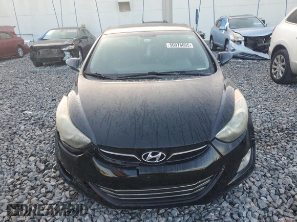 2013 Hyundai Elantra Limited with VIN KMHDH4AE0DU795704, listed as a Copart auction lot 50978605 with 142,888 mi miles and Salvage Title. Bid and sale history available at carsss.com. Image 5.