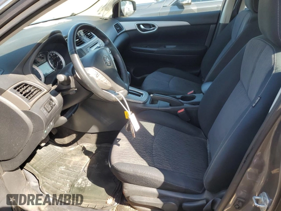 2015 Nissan Sentra SV with VIN 3N1AB7AP0FY344643, listed as a Copart auction lot 54817195 with 74,952 mi miles and Salvage Title. Bid and sale history available at DreamBid. Image 7.