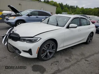 2020 BMW 3 Series 330i xDrive with VIN 3MW5R7J0XL8B06319, listed as a Copart auction lot 57085705 with Not provided miles and Salvage title. Bid and sale history available at DreamBid. Image 1.