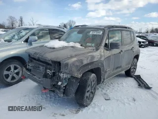 2018 Jeep Renegade Trailhawk with VIN ZACCJBCB5JPH06587, listed as a Copart auction lot 42870585 with 76,014 mi miles and Non Repairable. Bid and sale history available at carsss.com. Image 1.