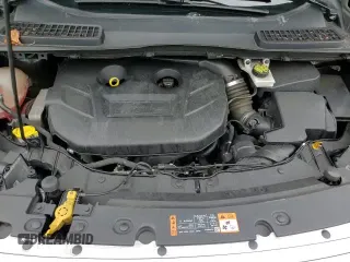 2017 Ford Escape Titanium with VIN 1FMCU0J90HUB64587, listed as a Copart auction lot 86682055 with 64,514 mi miles and Salvage title. Bid and sale history available at DreamBid. Image 16.