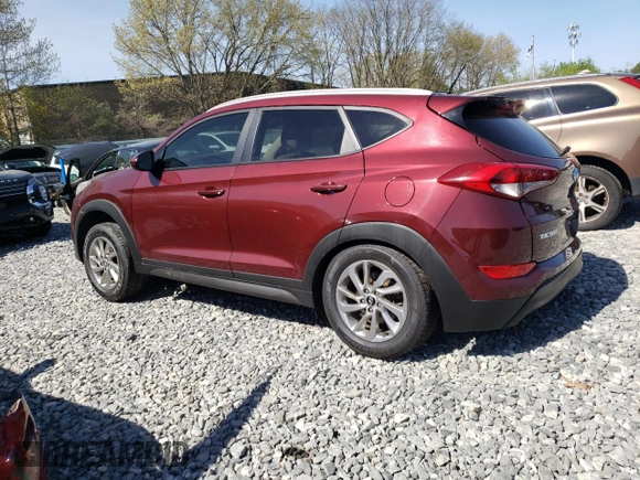 2016 Hyundai Tucson SE z VIN KM8J3CA49GU139380, wystawiony jako Copart lot #54912075 z przebiegiem 89 094 mil mil oraz Szkoda całkowita • Salvage title. Historia ofert i sprzedaży dostępna na DreamBid. Obrazek 2.