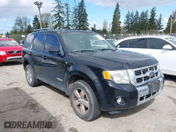 2008 Ford Escape Limited with VIN 1FMCU94168KE78508, listed as a IAAI auction lot 42025358 with 178,415 mi miles. Bid and sale history available at carsss.com. Image 1.