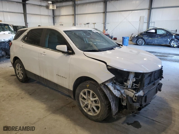 2023 Chevrolet Equinox LT with VIN 3GNAXUEG2PL102630, listed as a Copart auction lot 45298255 with 61,314 mi miles and Salvage Title. Bid and sale history available at carsss.com. Image 4.