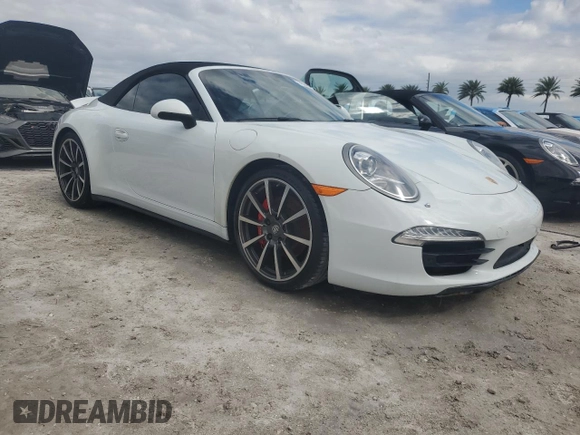 2015 Porsche 911 Carrera S with VIN WP0CB2A96FS155293, listed as a Copart auction lot 74564394 with 43,471 mi miles and Non Repairable. Bid and sale history available at carsss.com. Image 4.