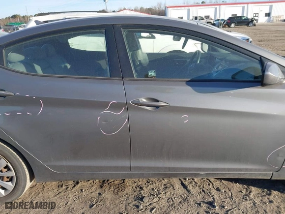 2013 Hyundai Elantra GLS PZEV with VIN 5NPDH4AE1DH161655, listed as a IAAI auction lot 41455556 with 278,893 mi miles. Bid and sale history available at carsss.com. Image 14.