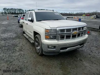 2015 Chevrolet Silverado 1500 LTZ with VIN 3GCUKSEJ5FG363665, listed as a Copart auction lot 86437574 with 122,824 mi miles and Salvage Title. Bid and sale history available at carsss.com. Image 10.