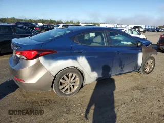 2016 Hyundai Elantra Limited with VIN KMHDH4AE4GU541580, listed as a Copart auction lot 86795274 with 141,160 mi miles and Salvage Title. Bid and sale history available at carsss.com. Image 3.