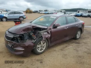 2017 Kia Optima LX z VIN 5XXGT4L32HG173242, wystawiony jako Copart lot #56194635 z przebiegiem Nie podano mil oraz Szkoda całkowita • Salvage title. Historia ofert i sprzedaży dostępna na DreamBid. Obrazek 1.