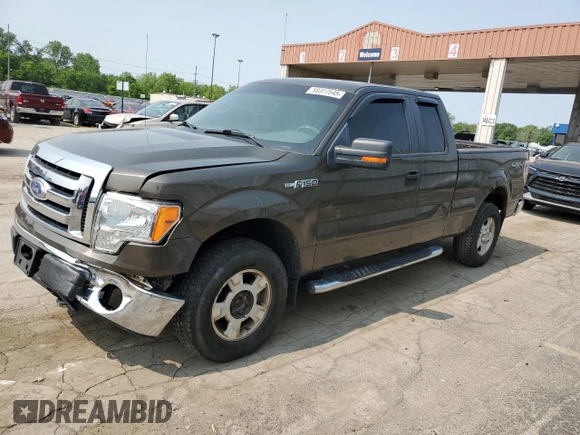 2009 Ford F-150 STX with VIN 1FTRX14849FA73732, listed as a Copart auction lot 59317545 with 162,744 mi miles and Salvage title. Bid and sale history available at DreamBid. Image 1.