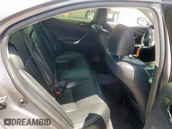 2013 Lexus IS 250 with VIN JTHBF5C27D5186922, listed as a Copart auction lot 56960025 with 226,351 mi miles and Salvage title. Bid and sale history available at DreamBid. Image 10.
