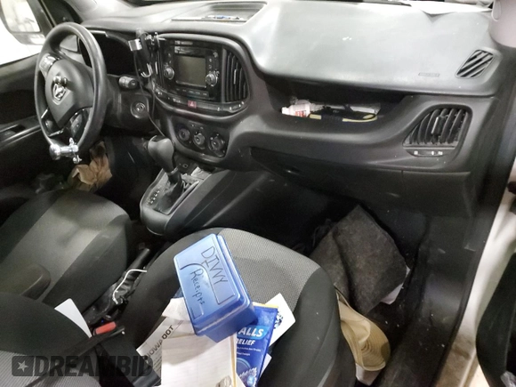 2021 Ram ProMaster City Cargo Tradesman with VIN ZFBHRFABXM6V26587, listed as a Copart auction lot 42603425 with Not provided miles and Salvage title. Bid and sale history available at DreamBid. Image 8.
