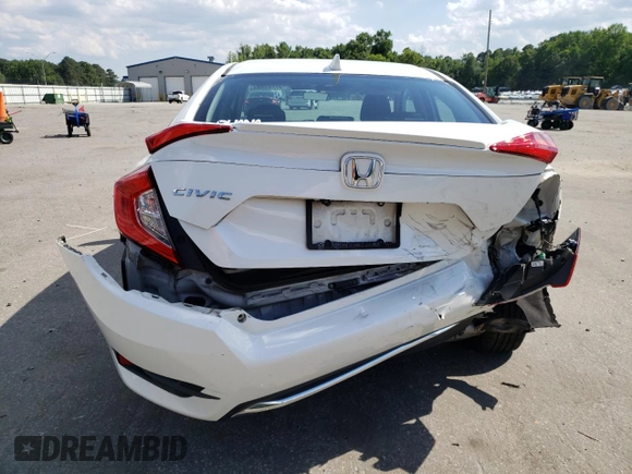 2019 Honda Civic Sedan EX with VIN 19XFC1F39KE210972, listed as a Copart auction lot 57703884 with 76,664 mi miles and Non Repairable. Bid and sale history available at carsss.com. Image 6.