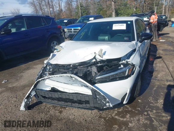 2025 Honda Civic Sport with VIN 2HGFE2F5XSH501360, listed as a IAAI auction lot 41229006 with 7,469 mi miles and . Bid and sale history available at DreamBid. Image 6.
