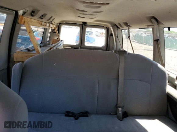 2012 Ford Econoline Passenger XL with VIN 1FBSS3BS8CDB20584, listed as a Copart auction lot 49483935 with 176,388 mi miles and Salvage Title. Bid and sale history available at DreamBid. Image 10.