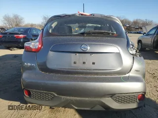 2016 Nissan Juke S with VIN JN8AF5MV0GT654595, listed as a Copart auction lot 47496055 with 15,989 mi miles and Salvage Title. Bid and sale history available at carsss.com. Image 6.