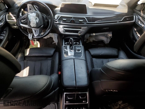 2016 BMW 7 Series 740i with VIN WBA7E2C53GG739056, listed as a Copart auction lot 59141613 with 0 mi miles. Bid and sale history available at carsss.com. Image 8.