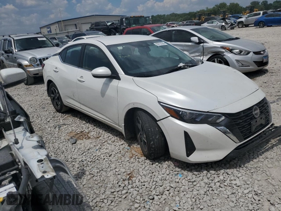 2024 Nissan Sentra SV with VIN 3N1AB8CV1RY223092, listed as a Copart auction lot 59723284 with 29,630 mi miles and Salvage Title. Bid and sale history available at carsss.com. Image 4.