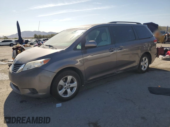 2012 Toyota Sienna LE AAS with VIN 5TDKK3DC6CS267895, listed as a Copart auction lot 53449855 with 114,699 mi miles and Salvage Title. Bid and sale history available at DreamBid. Image 1.