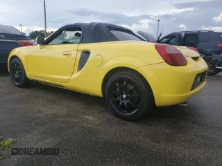 2002 Toyota MR2 z VIN JTDFR320220042638, wystawiony jako Copart lot #74129724 z przebiegiem Nie podano mil oraz Szkoda całkowita • Salvage title. Historia ofert i sprzedaży dostępna na DreamBid. Obrazek 2.