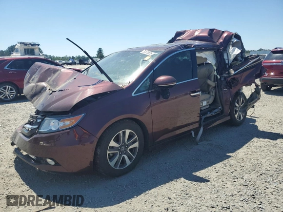 2014 Honda Odyssey Touring с VIN 5FNRL5H90EB082822, выставлен на аукционе Copart как лот 53528555 с пробегом Не указан миль и Списание • Salvage title. История ставок и продаж доступна на DreamBid. Изображение 1.