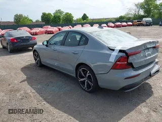 2024 Volvo S60 Plus Dark Theme with VIN 7JRL12TL2RG301001, listed as a IAAI auction lot 42160706 with 13,759 mi miles and . Bid and sale history available at DreamBid. Image 3.