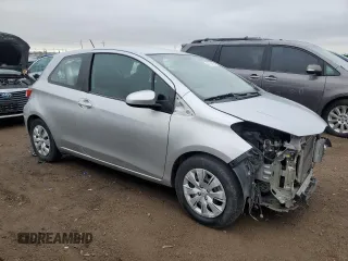 2014 Toyota Yaris L with VIN VNKJTUD36EA006305, listed as a Copart auction lot 47924665 with 98,791 mi miles and Salvage Title. Bid and sale history available at carsss.com. Image 4.