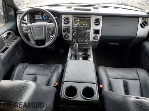 2015 Ford Expedition EL XLT with VIN 1FMJK1JT0FEF48049, listed as a Copart auction lot 64106294 with 138,420 mi miles and Salvage Title. Bid and sale history available at carsss.com. Image 8.